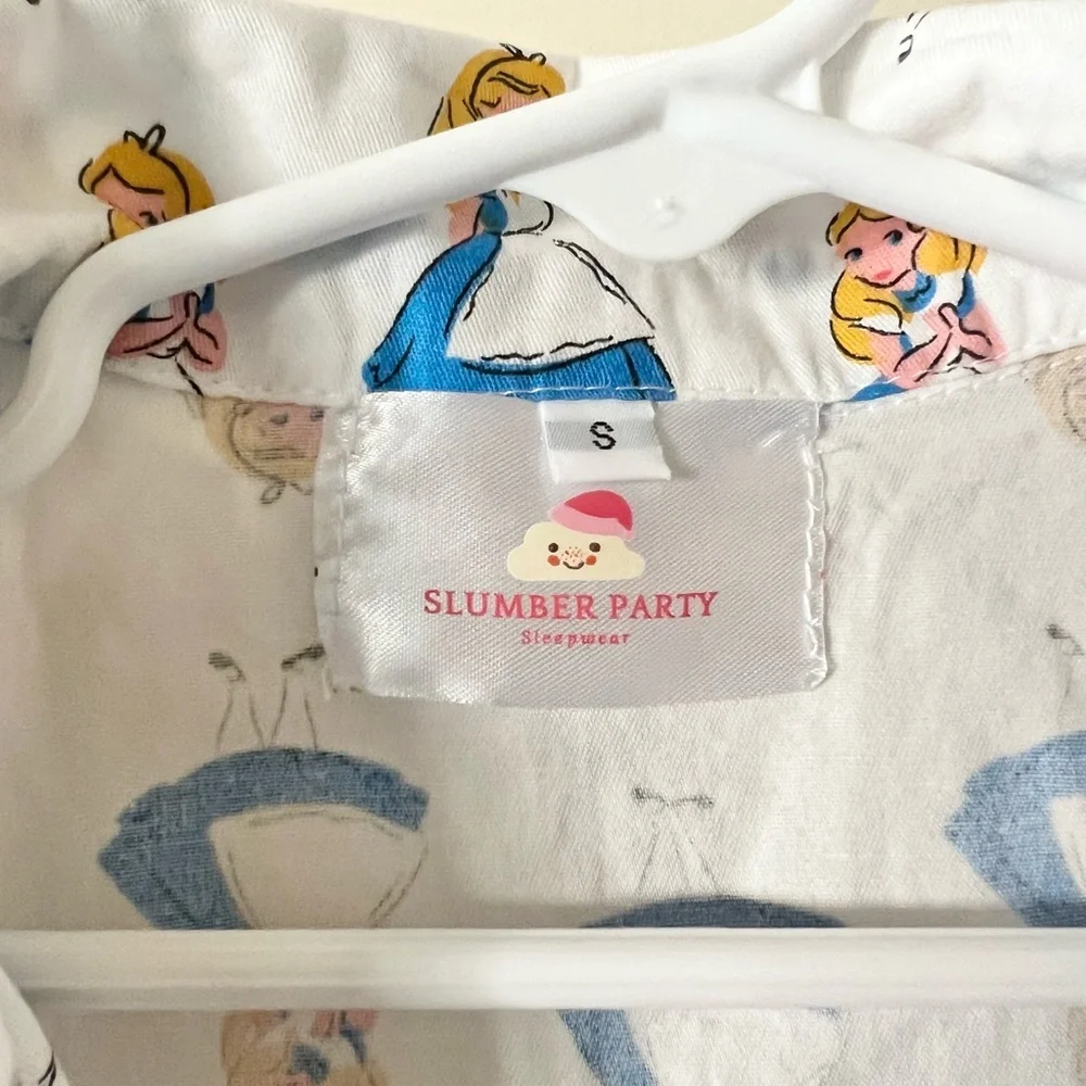 Slumber Party Sleepwear Alice in Wonderland toddler pajamas 2 pieces set small